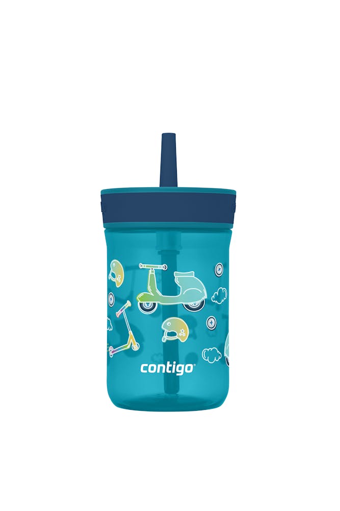 Kids’ Leighton Straw Tumbler with Spill-Proof Leak-Proof Lid, 14oz J7