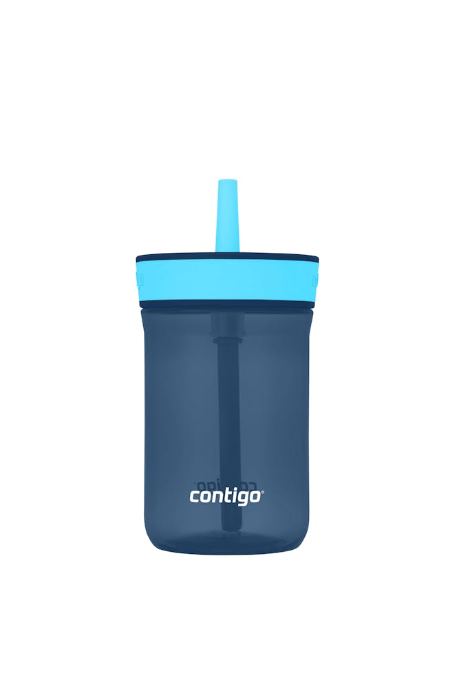 Kids’ Leighton Straw Tumbler with Spill-Proof Leak-Proof Lid, 14oz J7