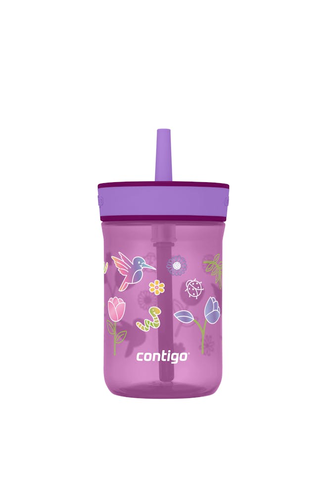 Kids’ Leighton Straw Tumbler with Spill-Proof Leak-Proof Lid, 14oz J7