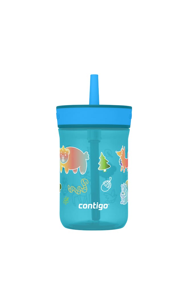 Kids’ Leighton Straw Tumbler with Spill-Proof Leak-Proof Lid, 14oz J7