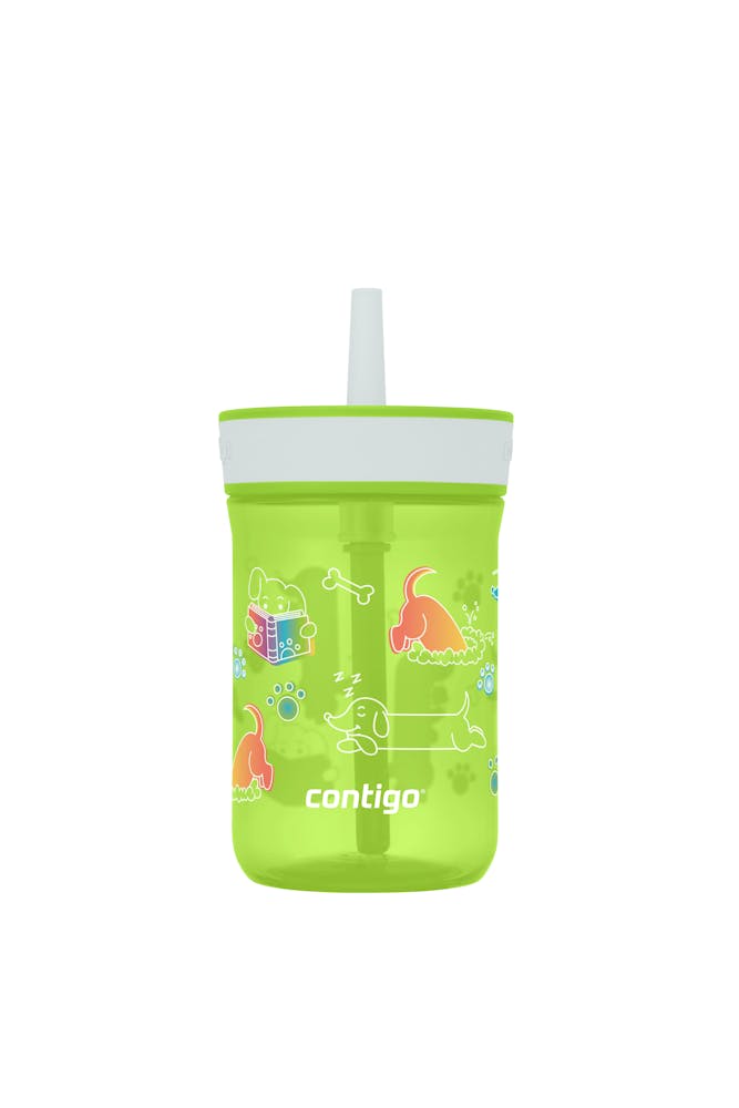 Kids’ Leighton Straw Tumbler with Spill-Proof Leak-Proof Lid, 14oz J7